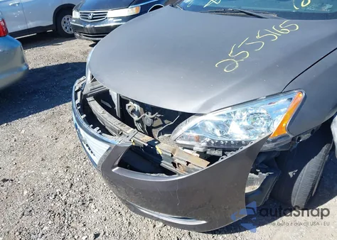 2015 Nissan Sentra Sv из США, поврежденный, VIN 3N1AB7AP4FL679885